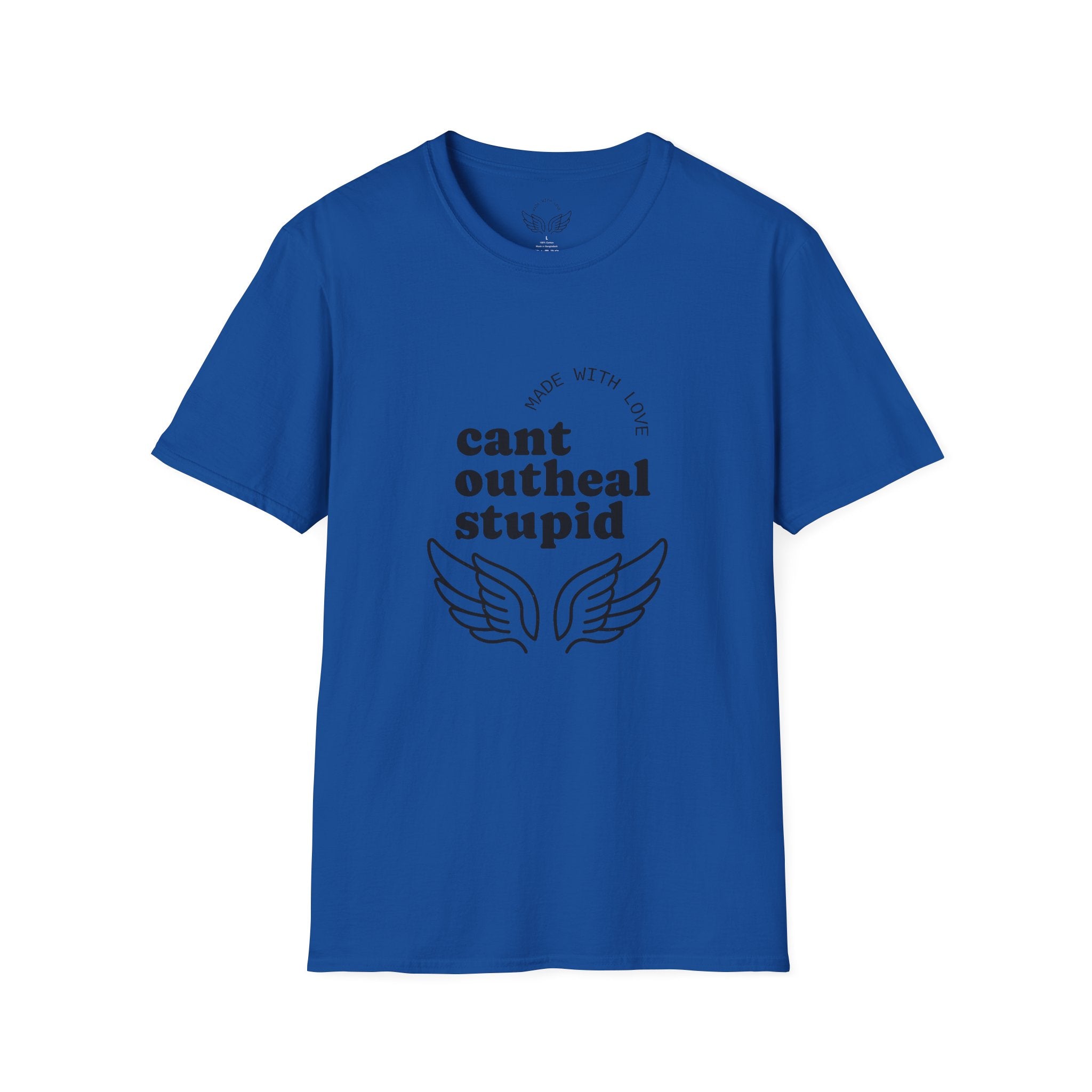 Cant Outheal Stupid — Overwatch Mercy T-Shirt