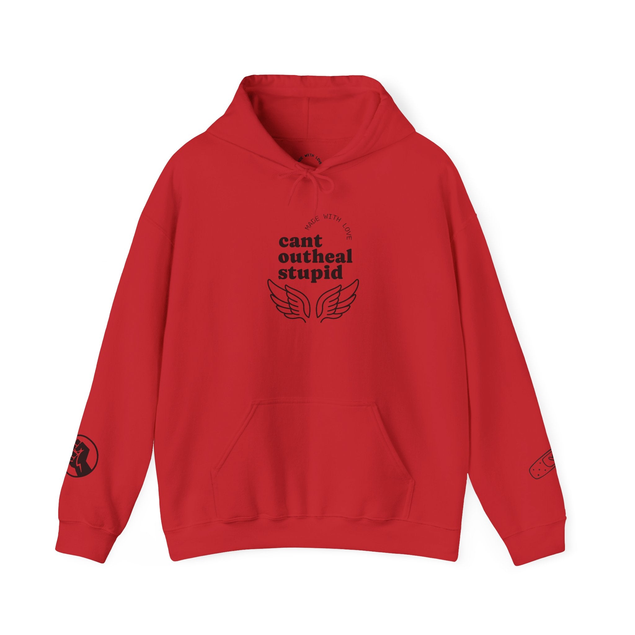 Can't Outheal Stupid — Overwatch Mercy Hoodie