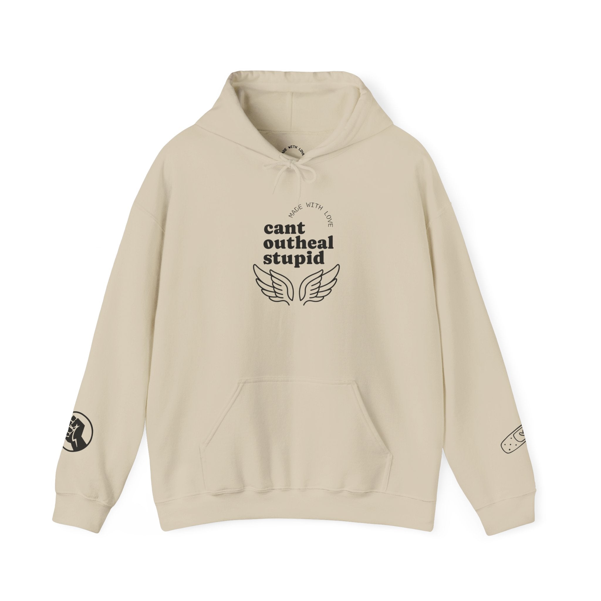 Can't Outheal Stupid — Overwatch Mercy Hoodie