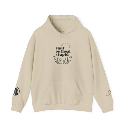Can't Outheal Stupid — Overwatch Mercy Hoodie
