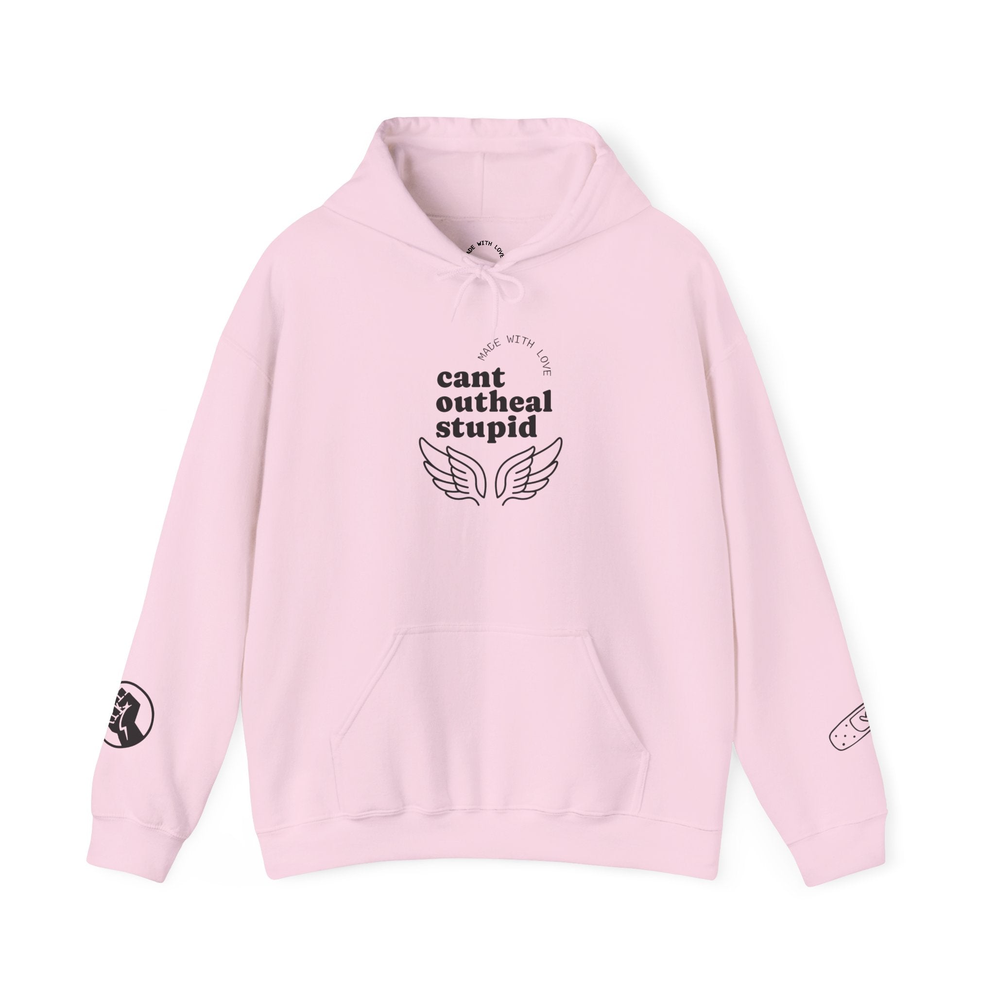 Can't Outheal Stupid — Overwatch Mercy Hoodie