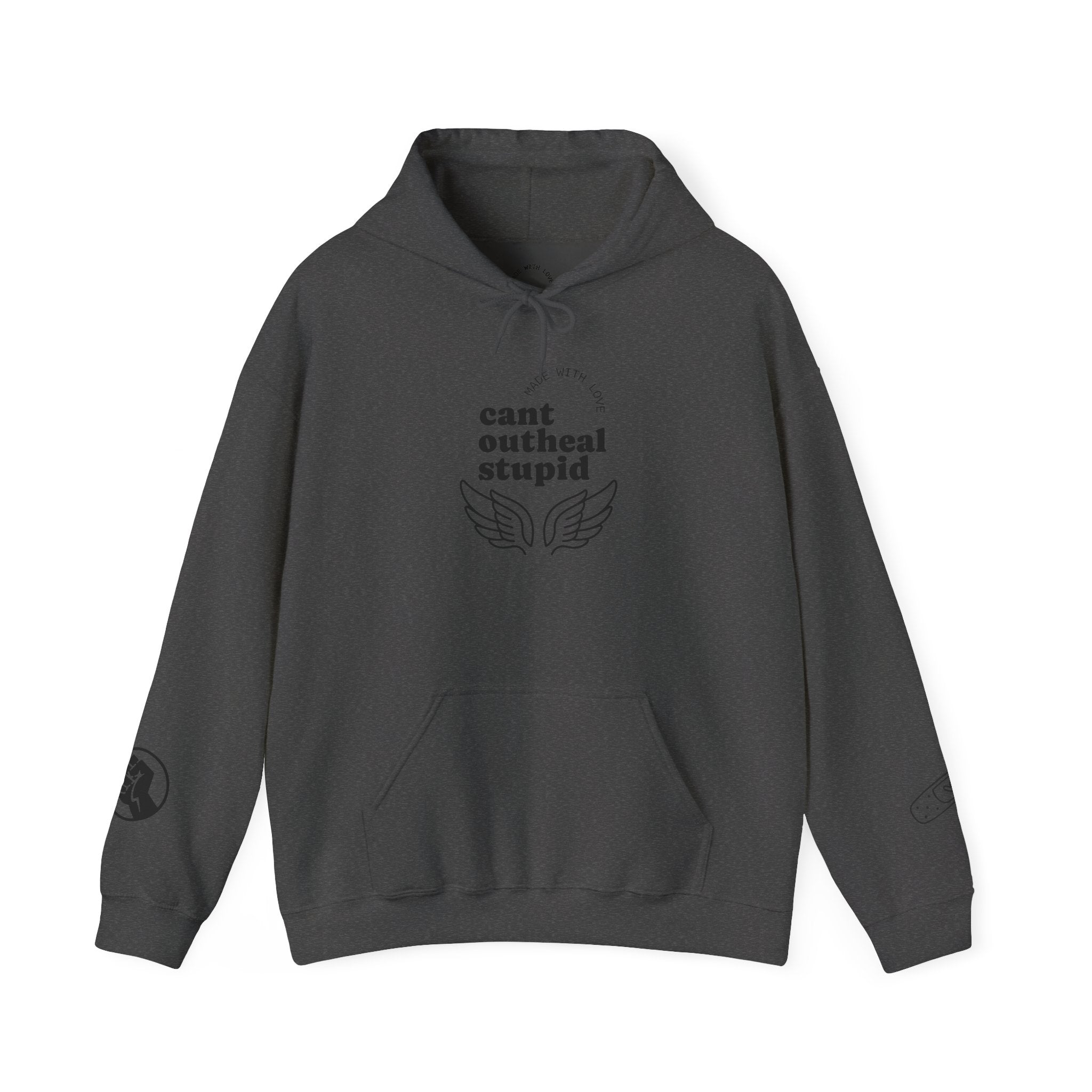Can't Outheal Stupid — Overwatch Mercy Hoodie