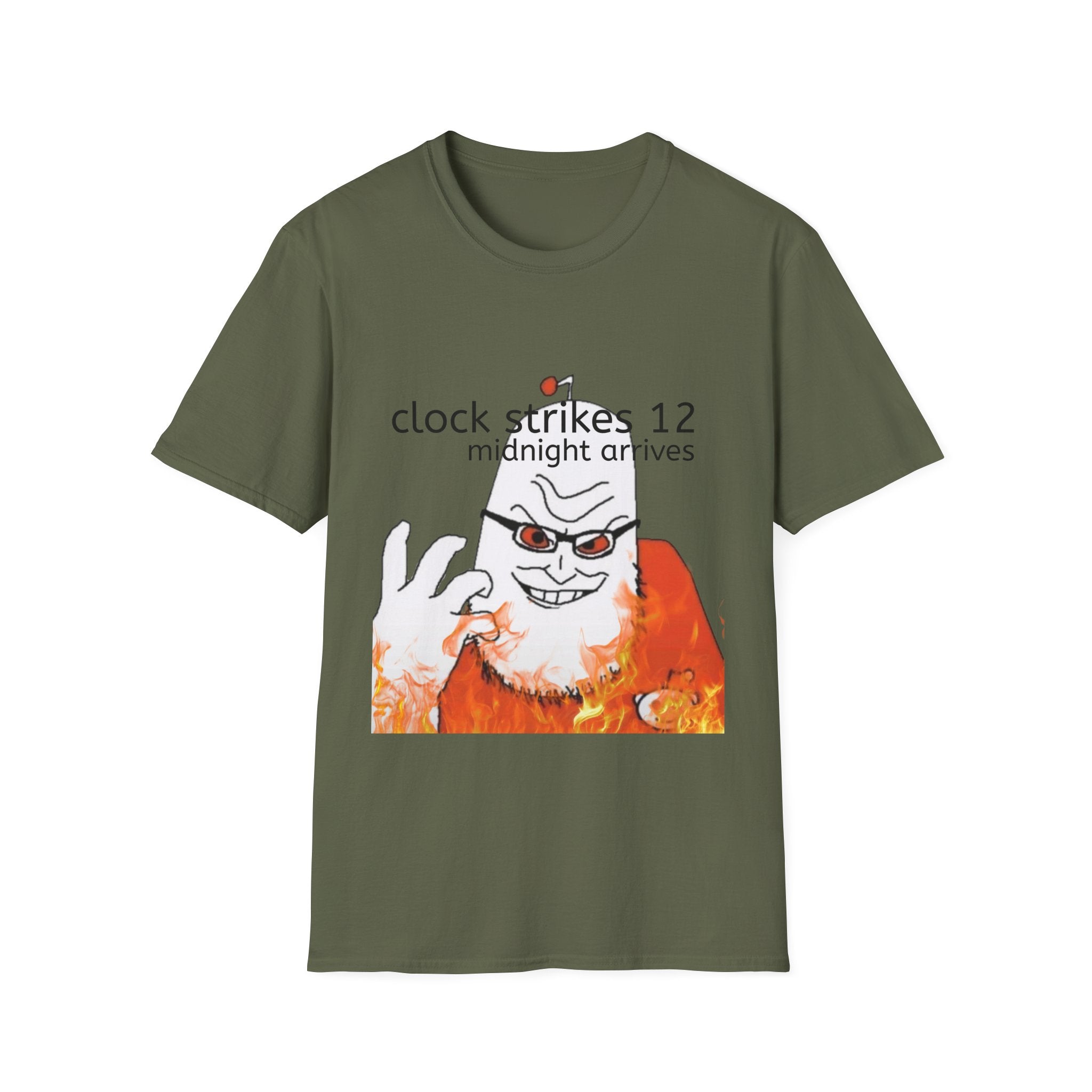 Clock Strikes 12 T-Shirt