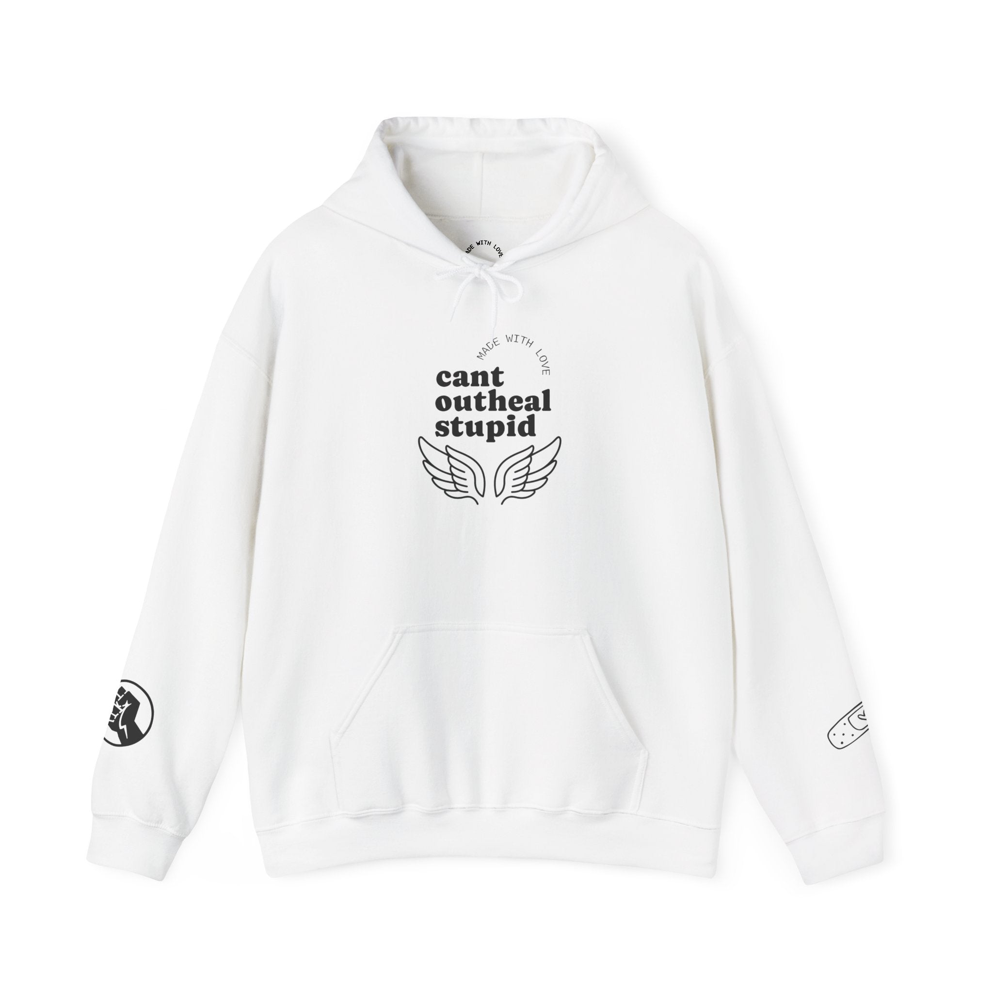 Can't Outheal Stupid — Overwatch Mercy Hoodie
