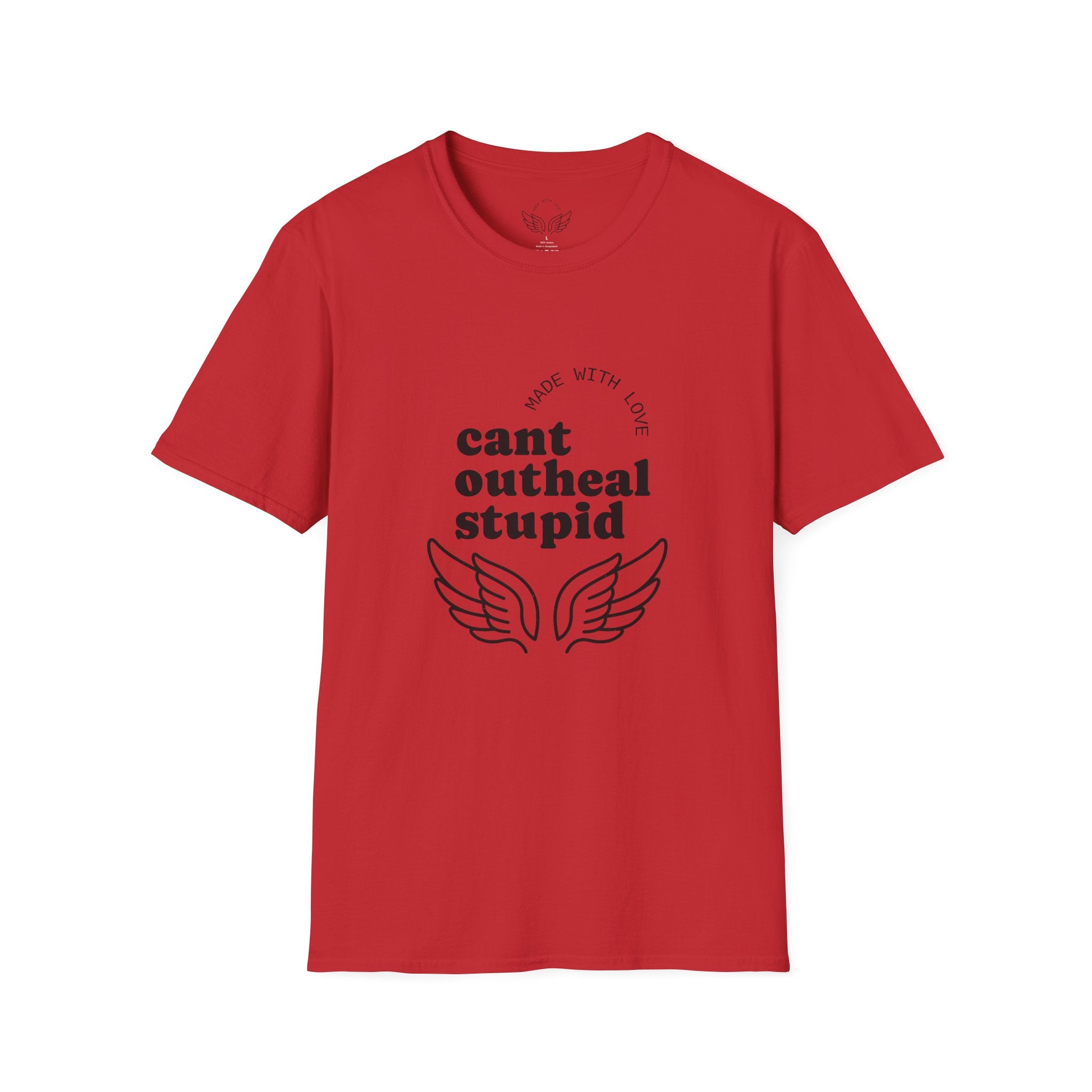Cant Outheal Stupid — Overwatch Mercy T-Shirt