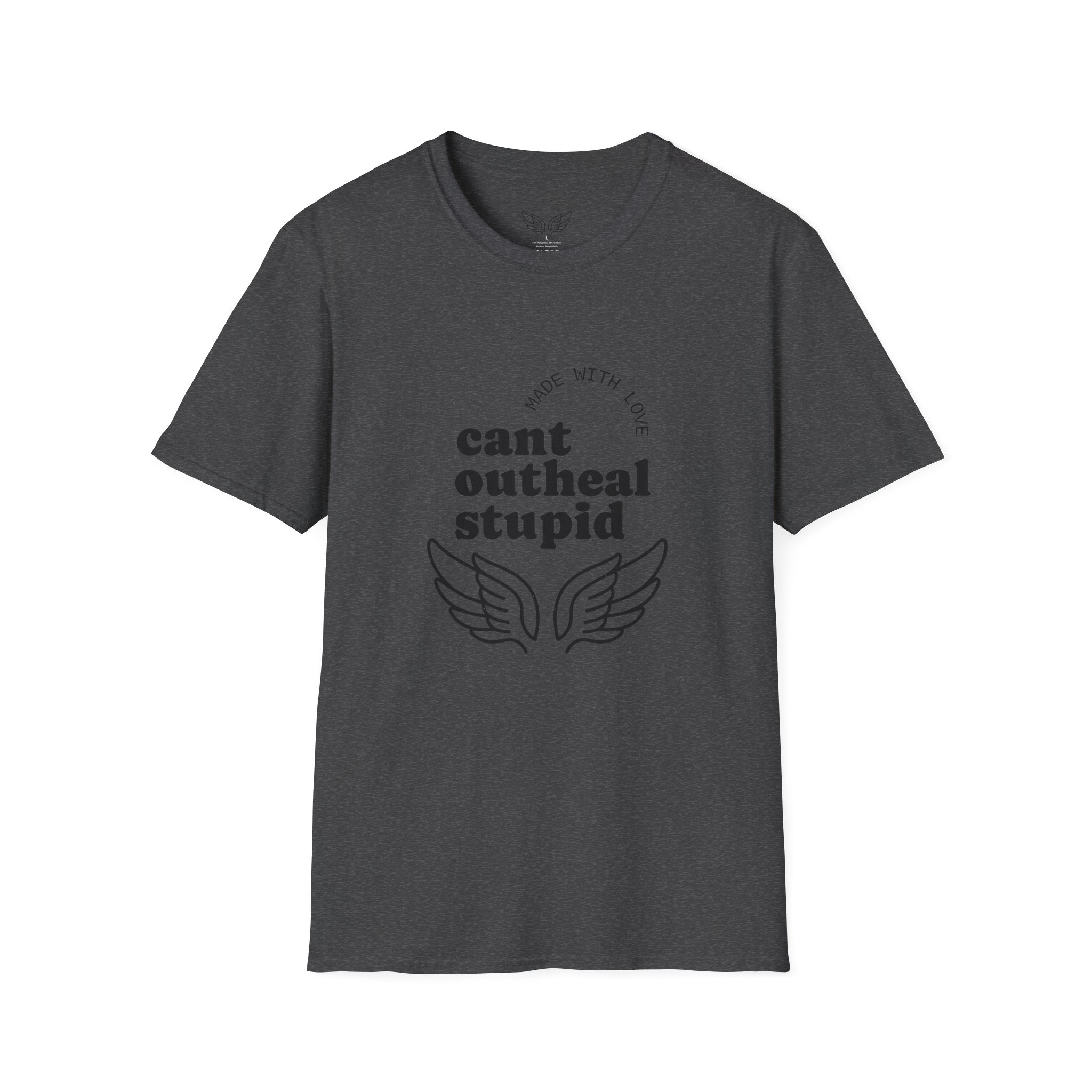 Cant Outheal Stupid — Overwatch Mercy T-Shirt