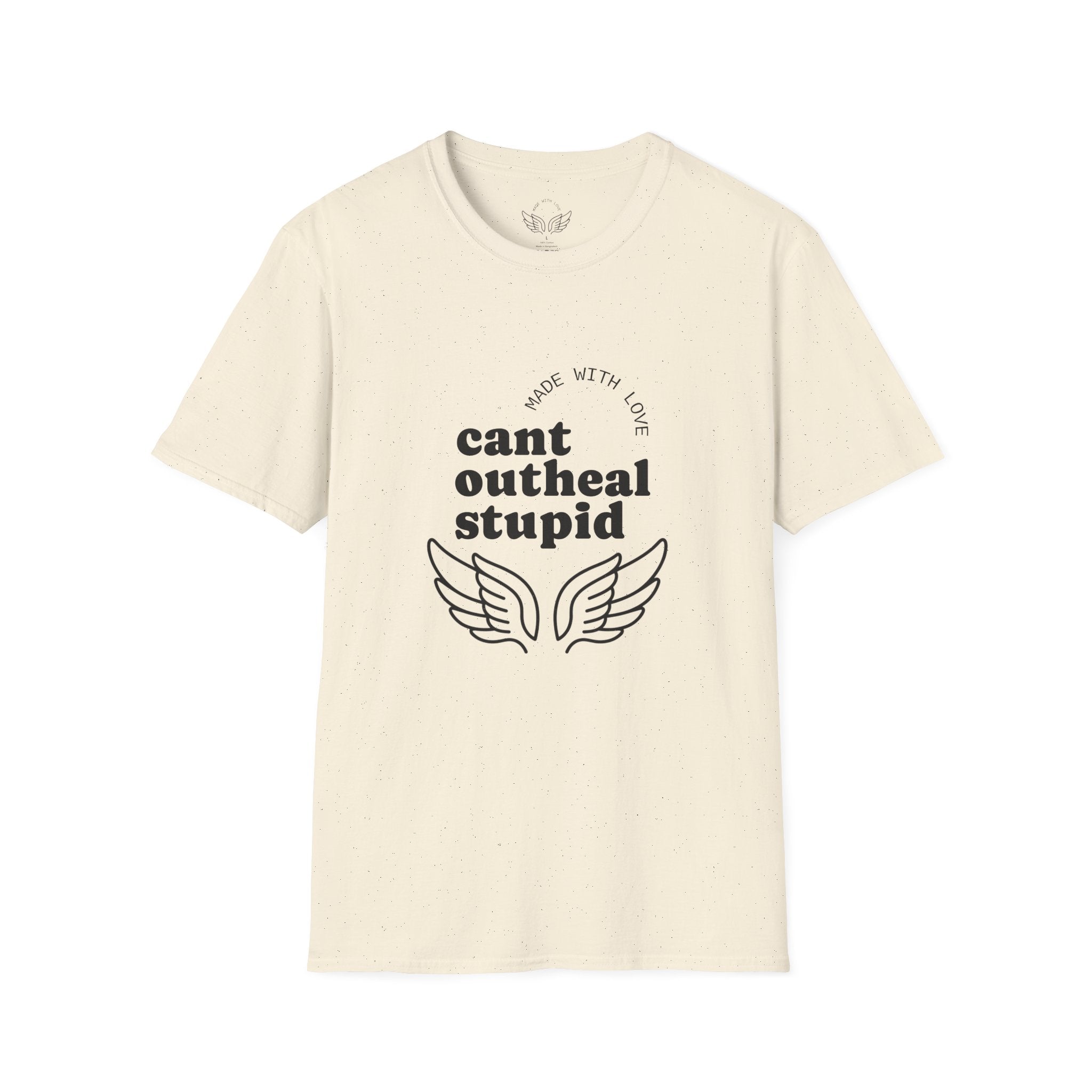 Cant Outheal Stupid — Overwatch Mercy T-Shirt